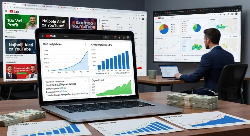 Kako uspešno kupiti, monetizovati i promovisati YouTube kanal: Vodič za optimizaciju i upravljanje вашим poslovanjem na YouTube